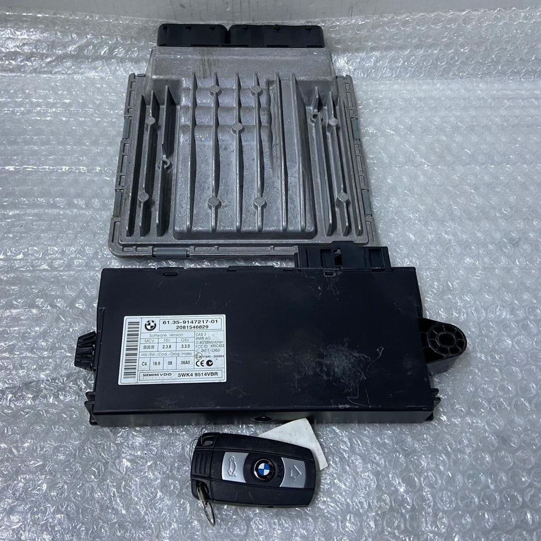 OEM BMW X5 E70 E63 N52 ENGINE CONTROL UNIT DME ECU SET 7587164 CONTINENTAL