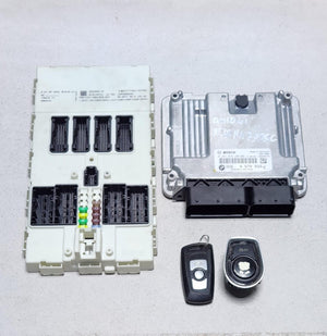 BMW Engine Control Unit 8570933 F20 F21 1 Series and F30 320D ECU SET 2.0D 2014