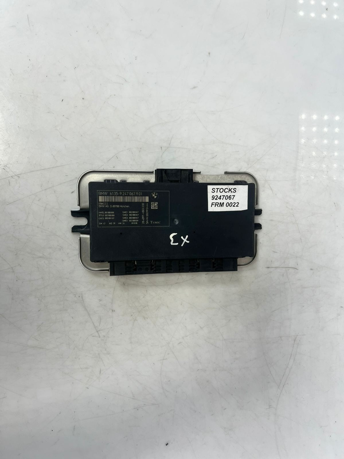 2011 BMW F01 F02 F06 F07 F10 F12 F13 F25 X3 Footwell Module Control Unit 9247067
