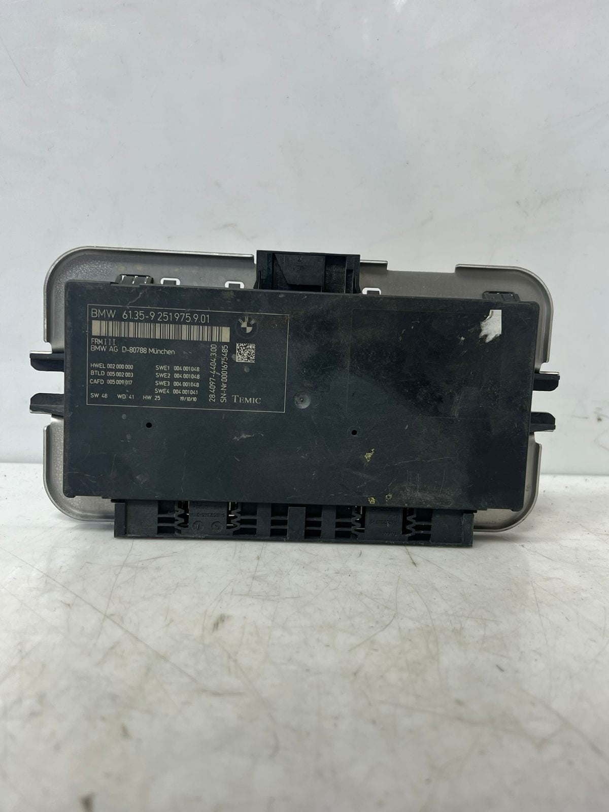 BMW 5 Series F10 F11 FRM3 Footwell Light Control Module 9251975 OEM