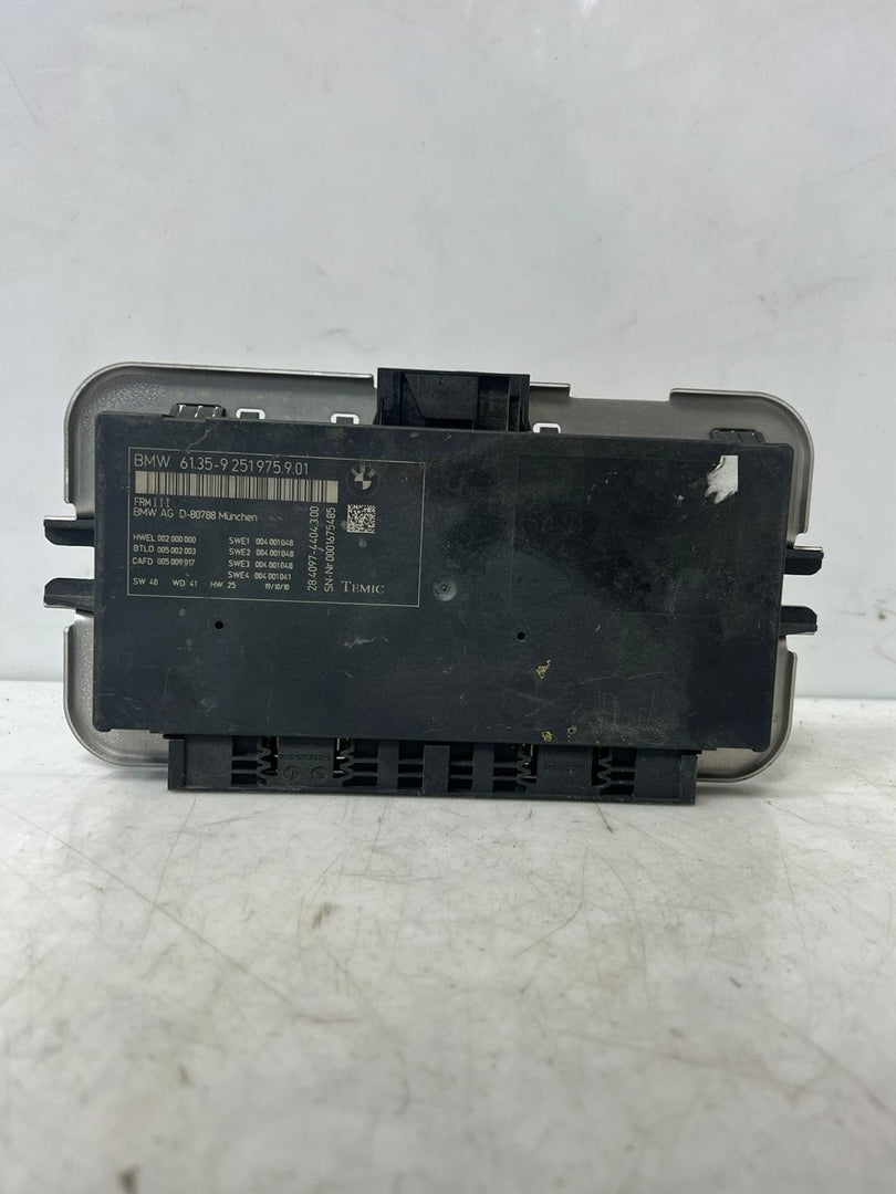 BMW 5 Series F10 F11 FRM3 Footwell Light Control Module 9251975 OEM
