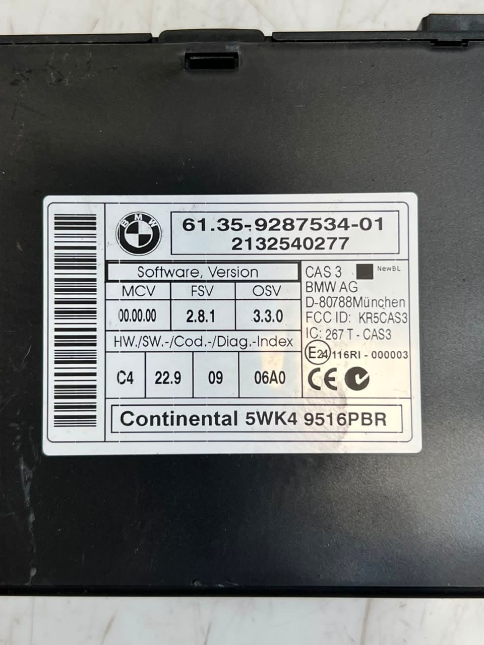 2013 BMW X1 E84 20iX N20 Engine Control Unit ECU SET DME+ CAS3 8617569 OEM