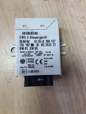 BMW Immobilizer Relay Control Unit 8380137 E39 E38 5 7 Series EWS3