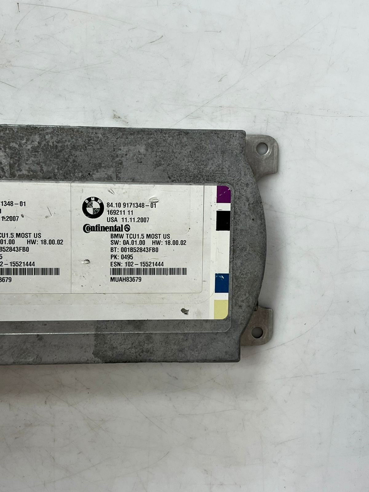 2007-2011 BMW 328i E90, E92 M3 Bluetooth Telematics Control Module 9171348 OEM