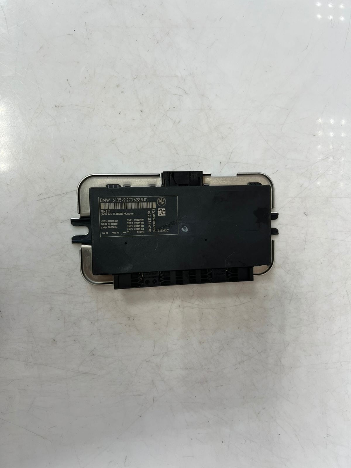 BMW 5' F10 F11 7' F01 F02 F03 Footwell Light Control Module 9273628 OEM