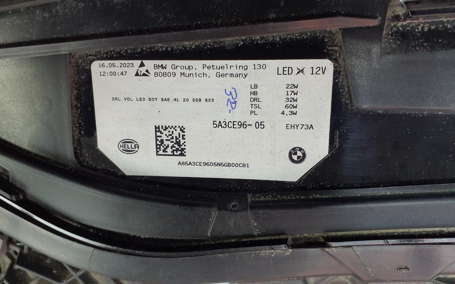 BMW iX xDrive40 xDrive50 M60 2022-2024 Right LED Headlight USA OEM 5A3CE96-05