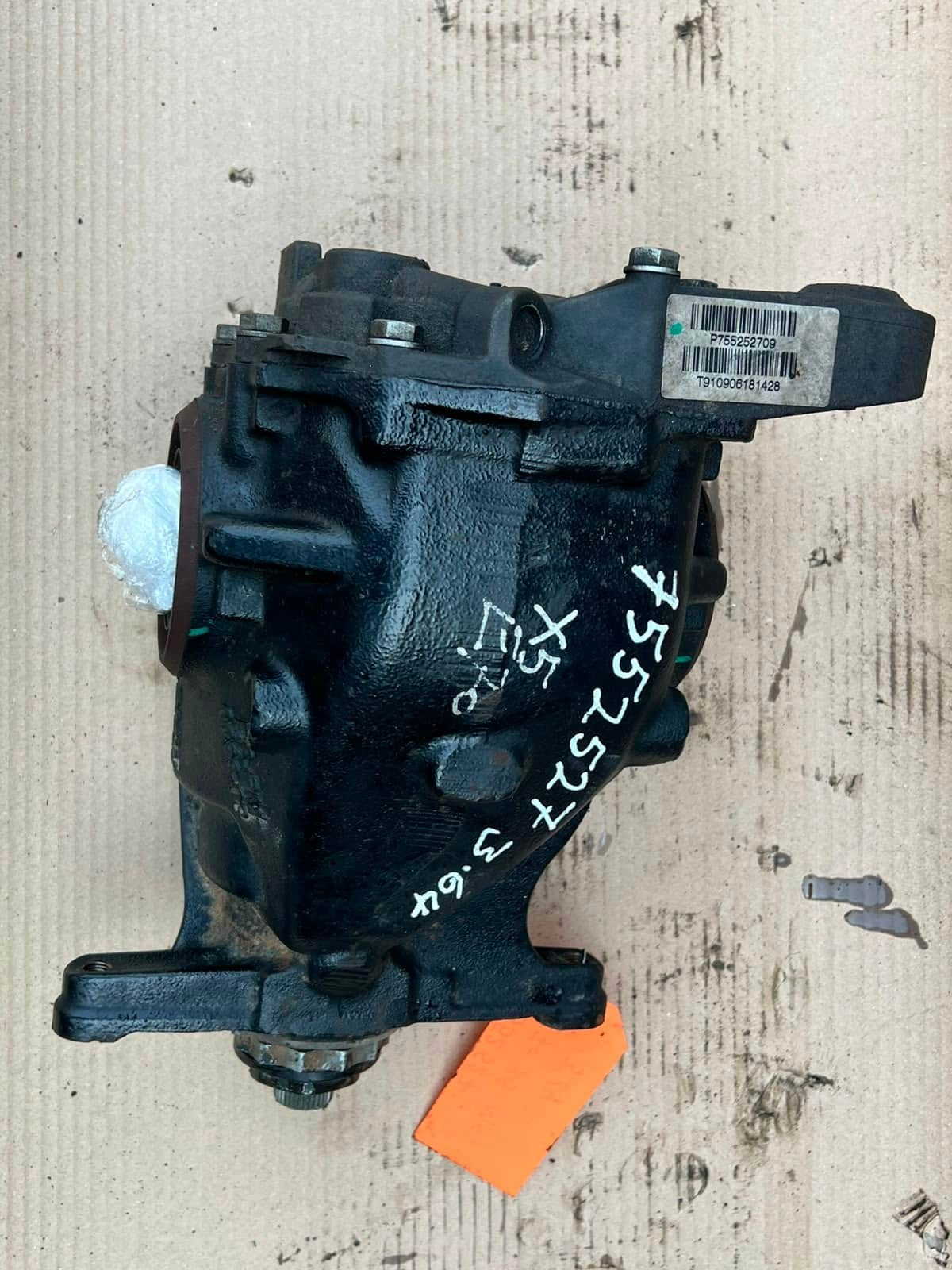 2007 BMW X5 E70 3.0d diesel M57N2 3.64 ratio Rear Differential 7552527 OEM