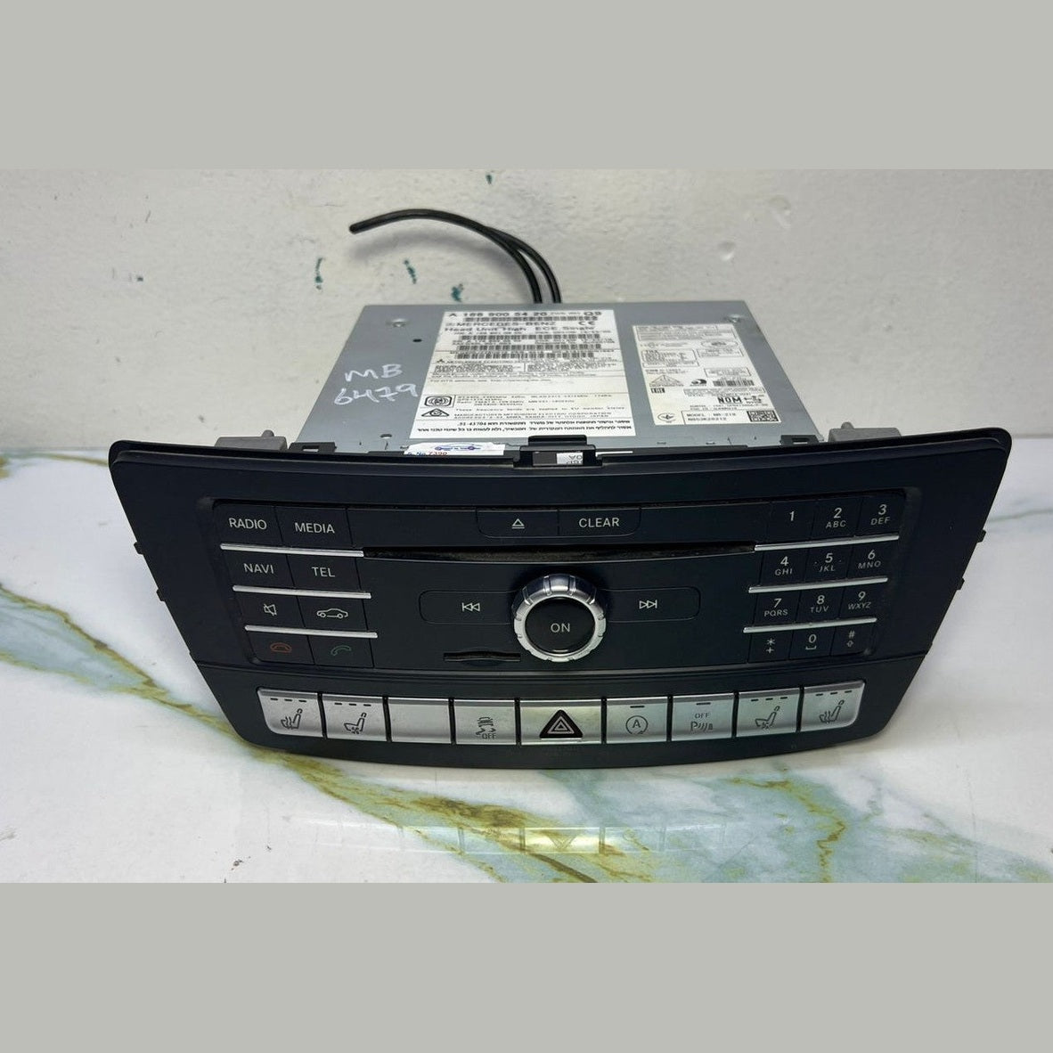 13–16 Mercedes-Benz W166 GLE Radio Audio Head Unit CD Player A166 9005420 OEM