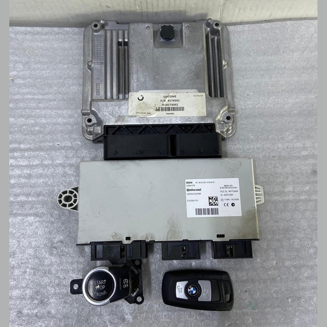 OEM BMW X3 F25 N47 ENGINE CONTROL UNIT ECU SET 8574092 BOSCH