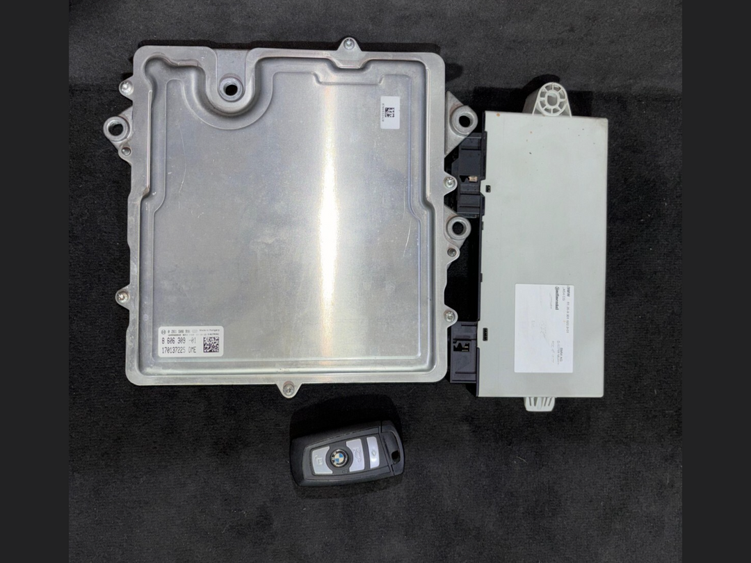 BMW 335I 535I F10 F30 N55 X3 DME ENGINE CONTROL UNIT COMPLETE SET + KEY-8606309