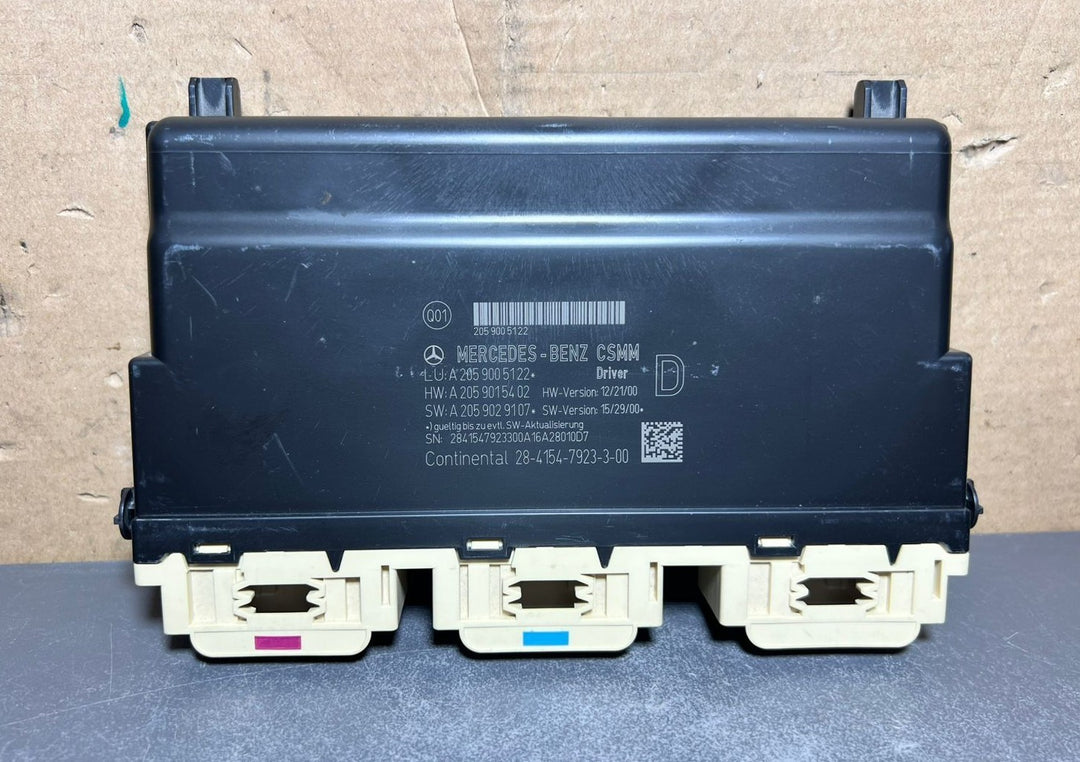 14-18 Mercedes W205 C-Class Front Driver Seat Control Module A205 9005122 OEM