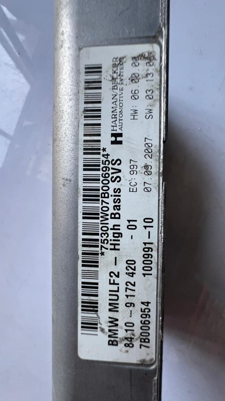 2007-2011 BMW 328i Bluetooth Control Module 9172420 3' E92 E93 5' 6' E63 E64 X5 