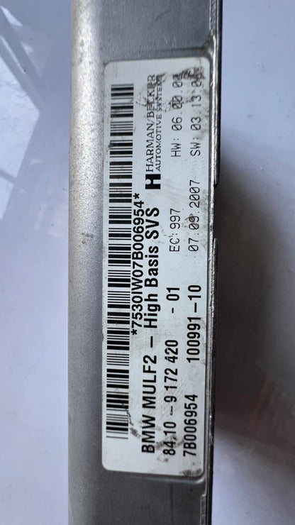 2007-2011 BMW 328i Bluetooth Control Module 9172420 3' E92 E93 5' 6' E63 E64 X5 