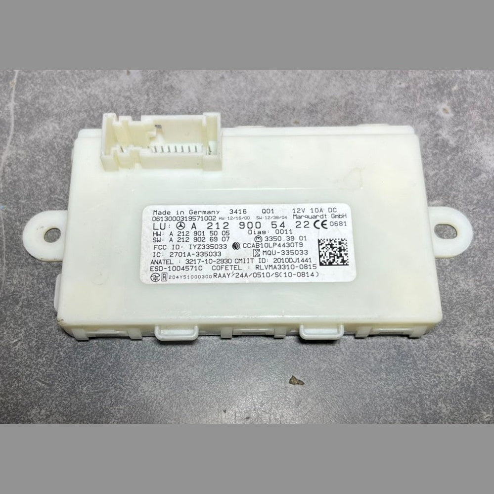 2013 Mercedes Benz ML350 W166 Keyless Entry Control Unit A212 9005422 OEM