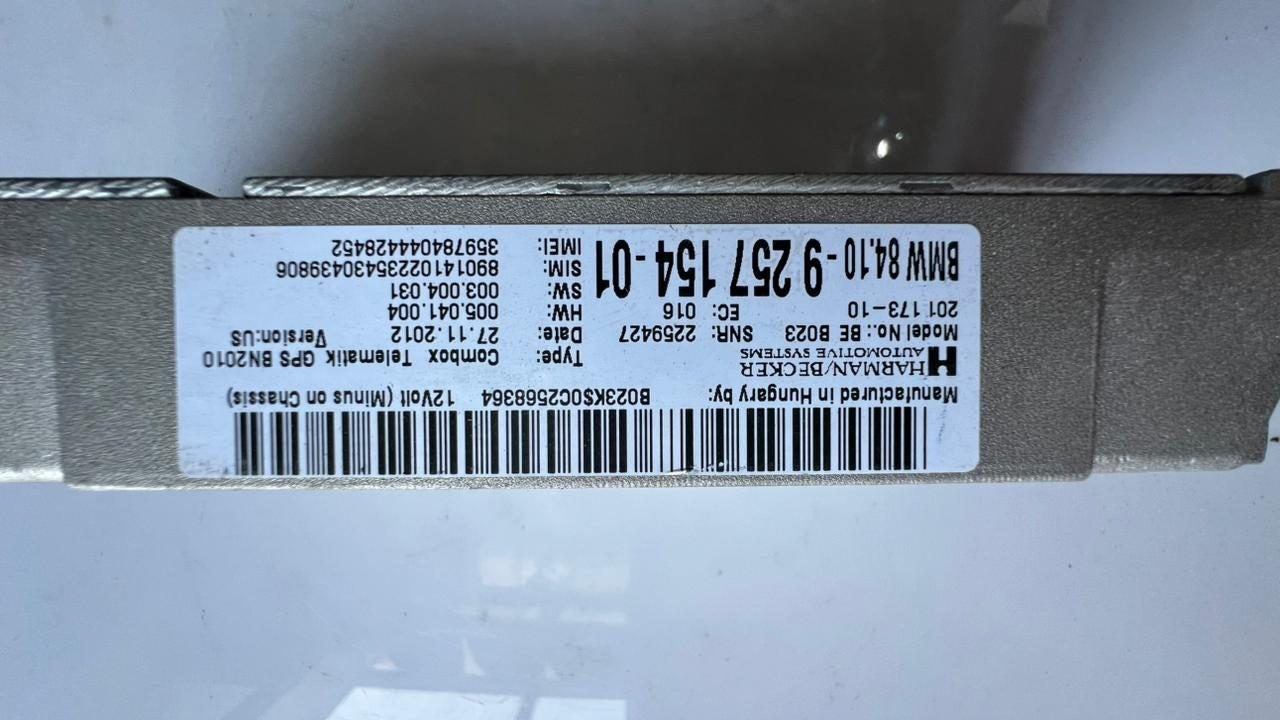 2012-16 BMW 328i Bluetooth Telematics Control Module 9257154 F30 320i 535i 