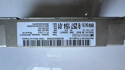 2012-16 BMW 328i Bluetooth Telematics Control Module 9257154 F30 320i 535i 