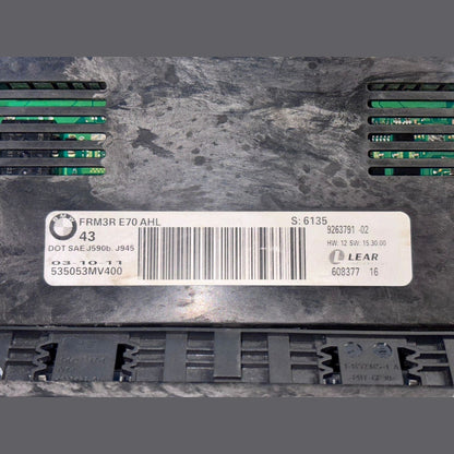 Bmw X5 E70 FRM Footwell Module Genuine 9263791 -9170453 - 9287251 LOTS 3PCS