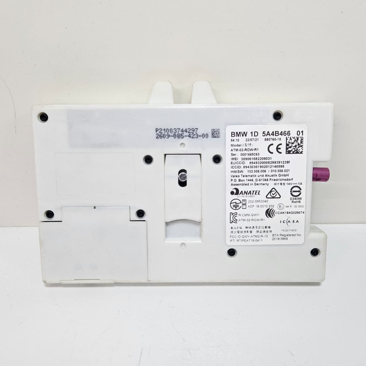 2020-2024 BMW 320i G20 M Sport Telematics Antenna Module 5A4B466 OEM