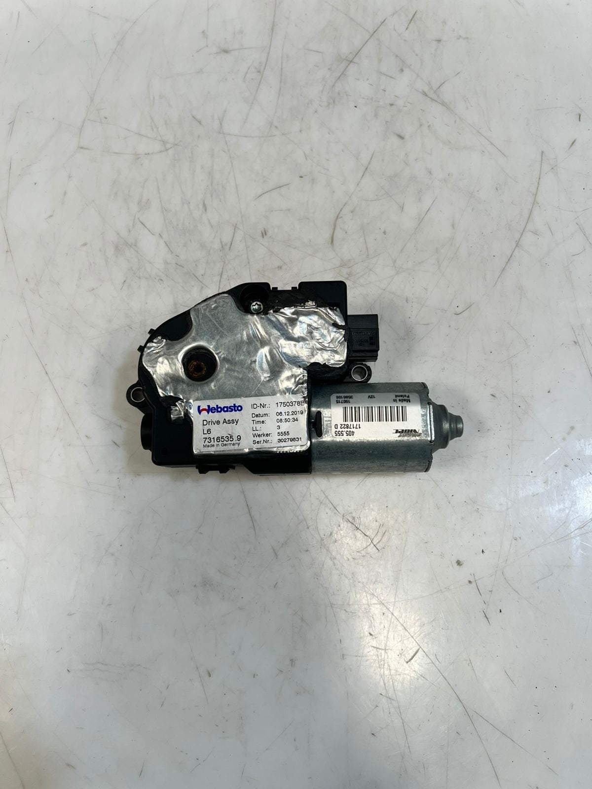 2011-2016 BMW 5-Series F10 550i 528i 535i xDrive Sunroof Motor 7316535 OEM