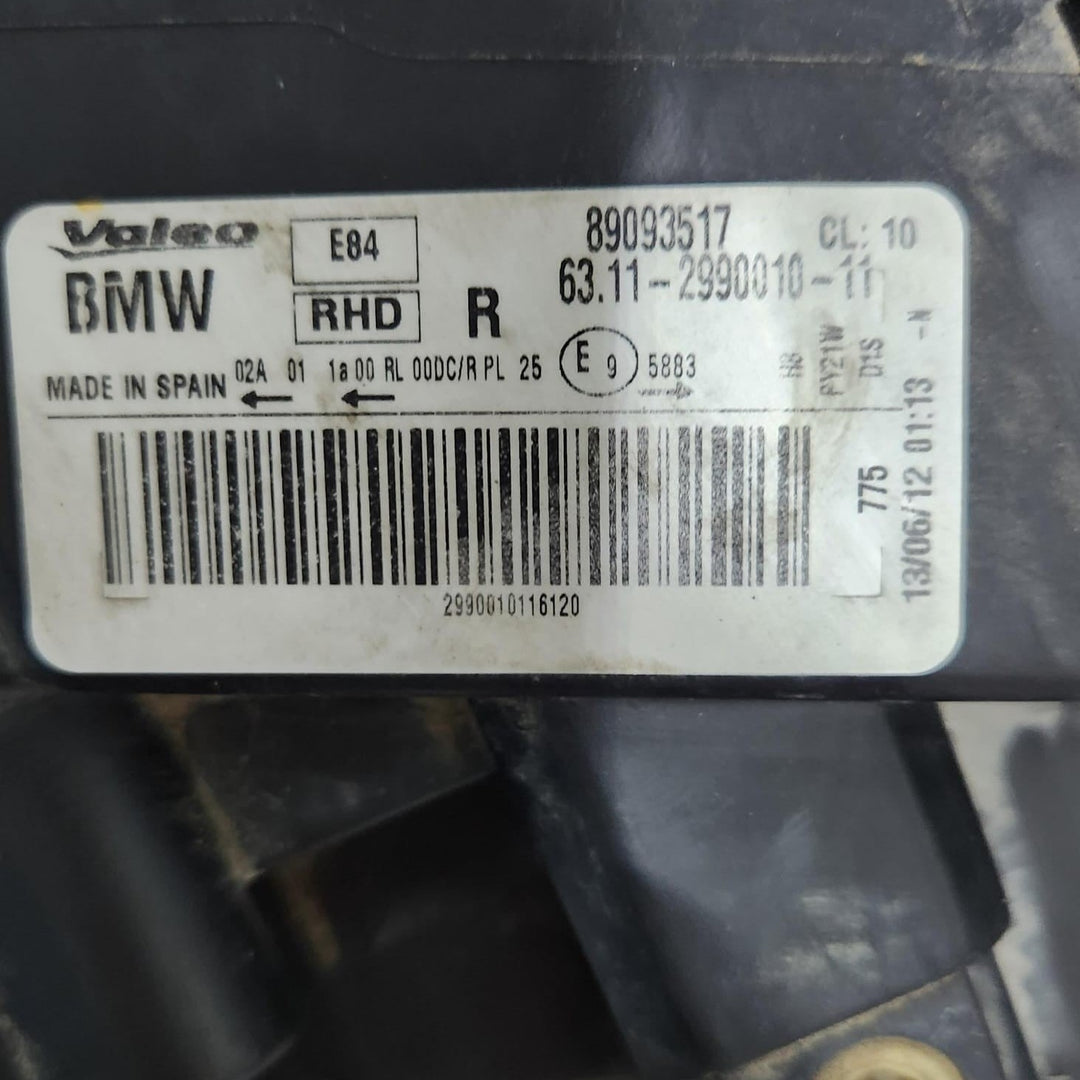 2010-2013 BMW X1 Xenon Headlight 8909351 X1 E84 RIGHT SIDE