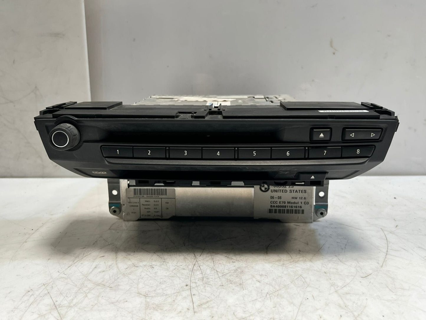 2006-2013 BMW X5 E70 and X6 E71 Navigation Radio Head Unit 9185542 OEM
