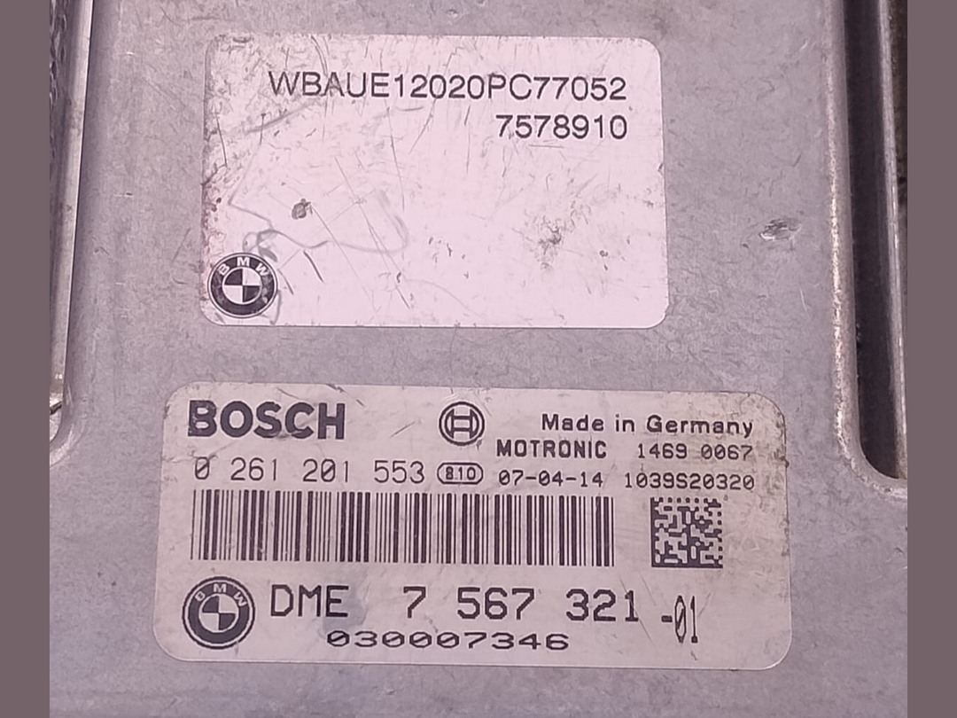 BMW 116i 316i E81 E87 E90 N45N ENGINE CONTROL UNIT ECU DME 7567321