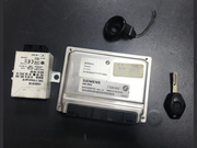 BMW 330Ci 2004 E46 M54 ENGINE CONTROL UNIT ECU SET DME MS43 7536649