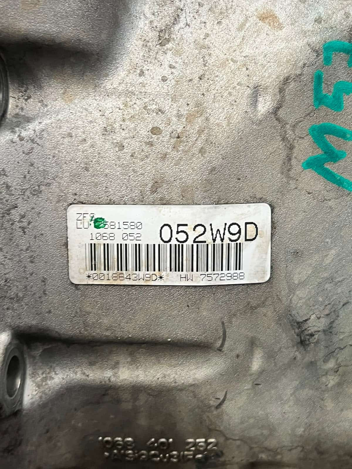 2007-2008 BMW X5 E70 M57N2 3.0sd GA6HP26Z Automatic Gearbox Transmission 7581580