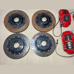 قم بتحميل الصورة إلى عارض الصور، Mercedes-Benz E63 W212 E-Class Front \ Rear Brembo Red Calipers &amp; Brake Discs