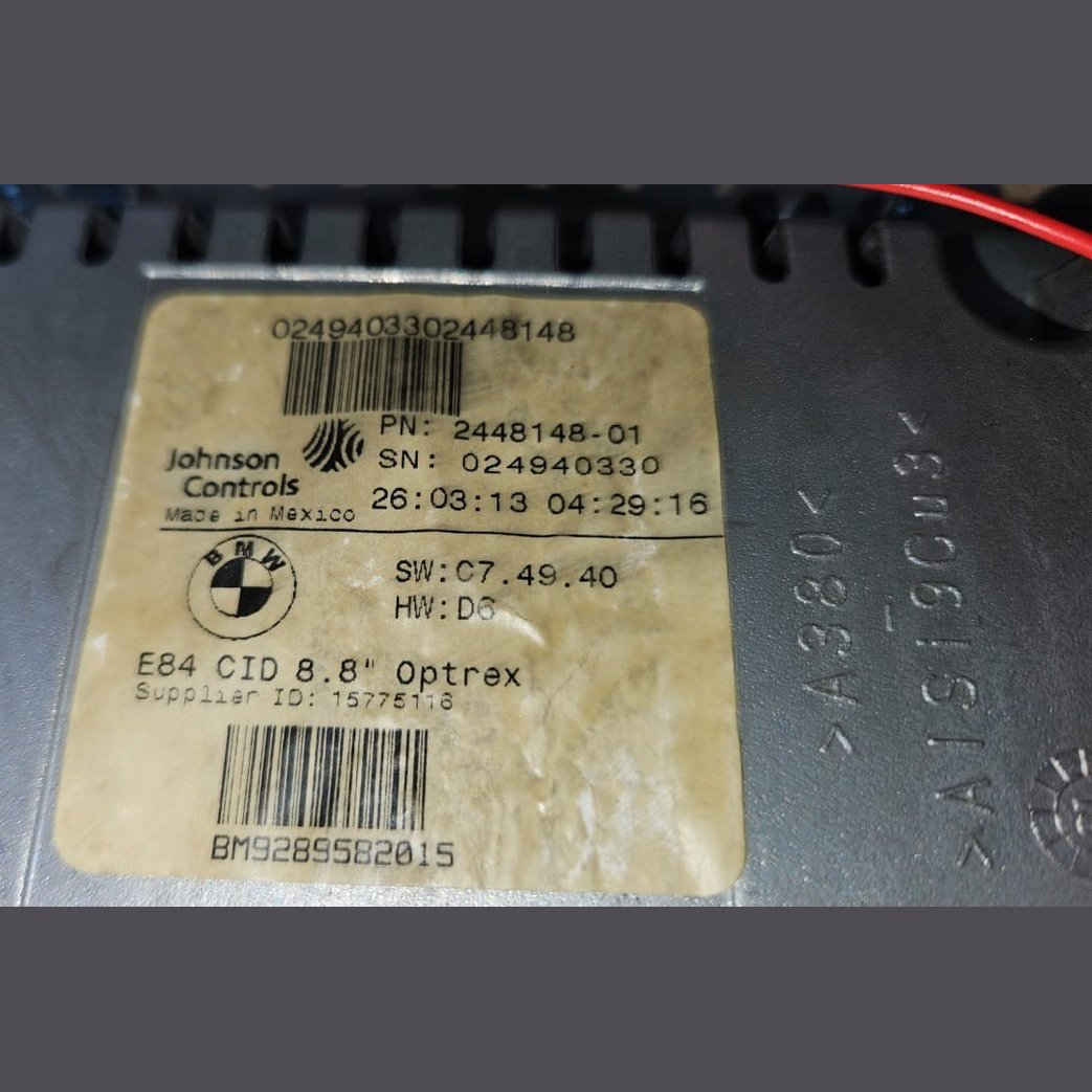 BMW X1 E84 LCI HEAD UNIT LCD IDRIVE SET  CI 9283431 2013