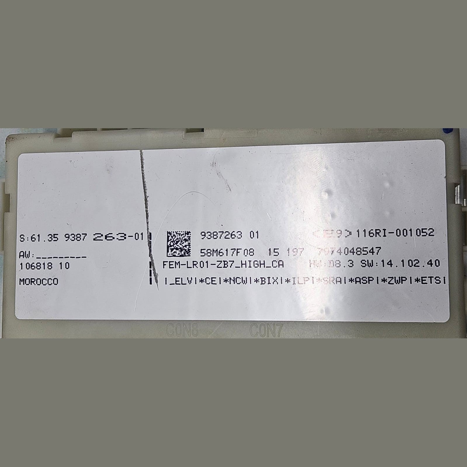 OEM BMW F36 N55 ENGINE CONTROL UNIT DME ECU SET 8639582 BOSCH