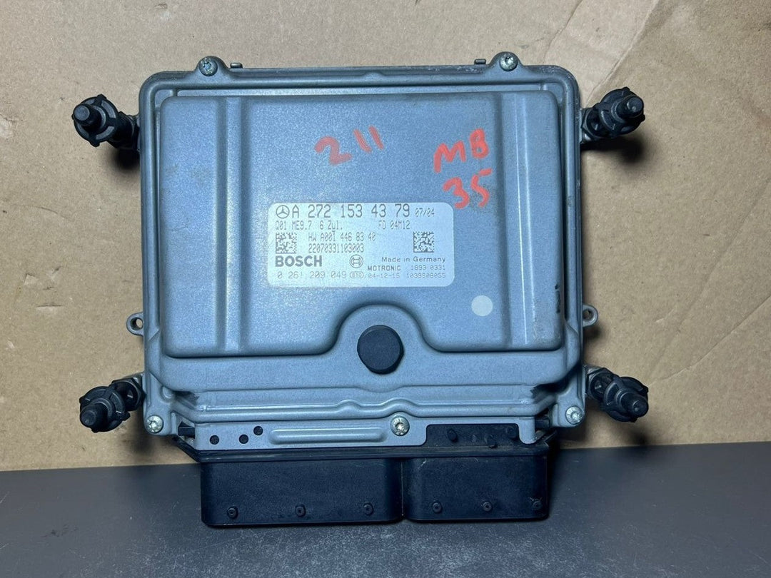 02-07 Mercedes W211 E-Class Engine Control Module Unit ECM ECU A272 1534379 OEM