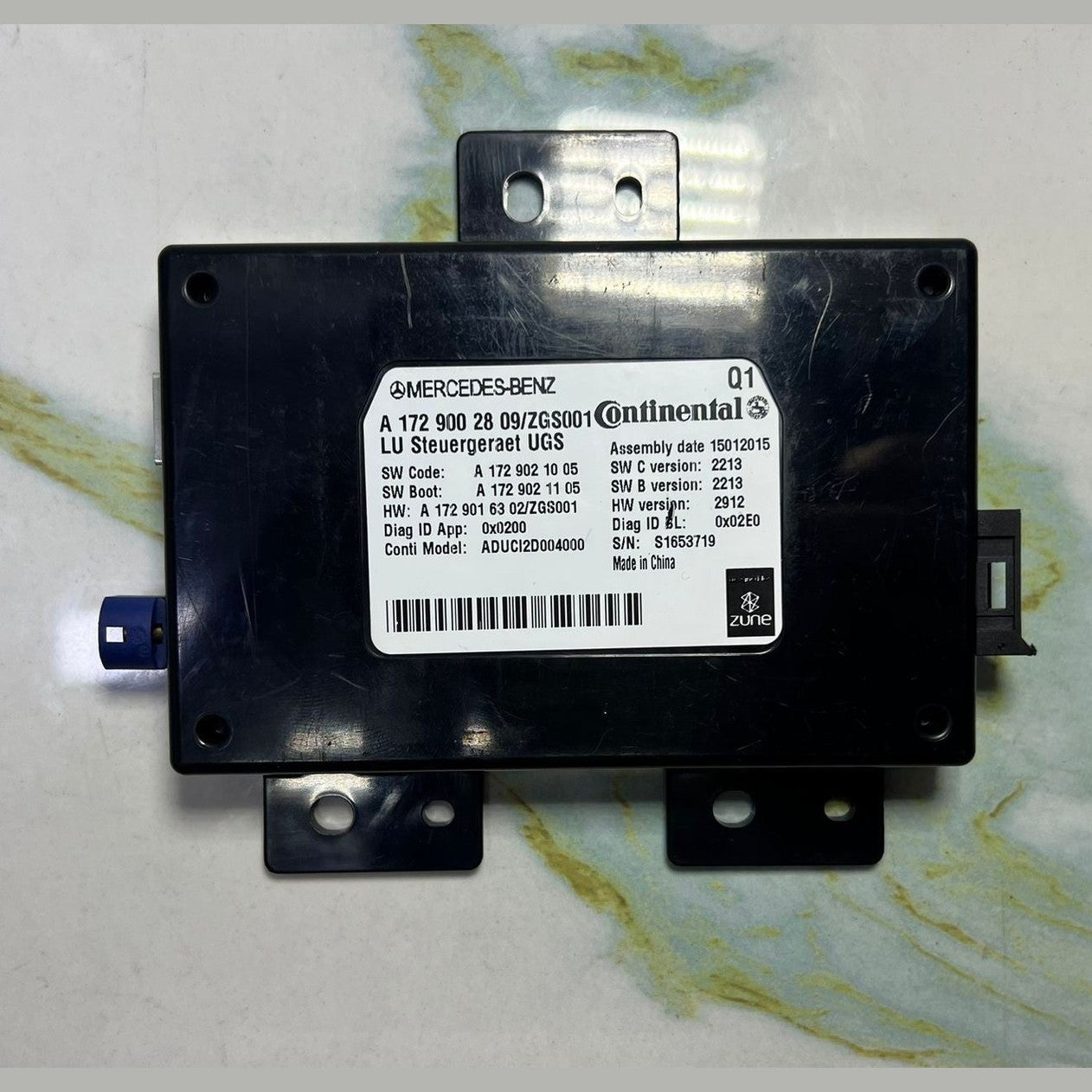 2015 Mercedes-Benz GL450 Communication Interface Control Module A1729002809 CLA