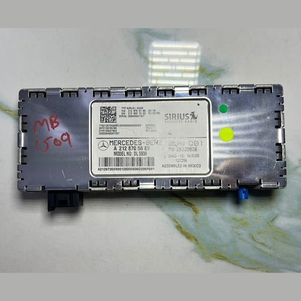 2011-2013 Mercedes-Benz C250 Satellite Radio Receiver Control Module A2128705689
