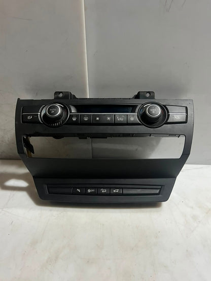 2007-2014 BMW X5 E70 and X6 E71 E72 A/C Climate Control Panel 9279653 OEM
