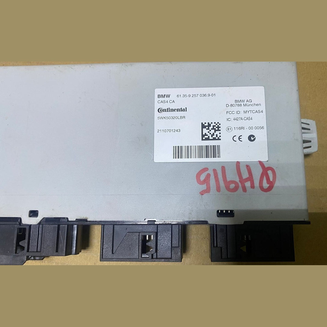 2009-2015 BMW 750Li Cas4 Control Module 9257036 750li F01 F02, X3, X4, 528i, 535