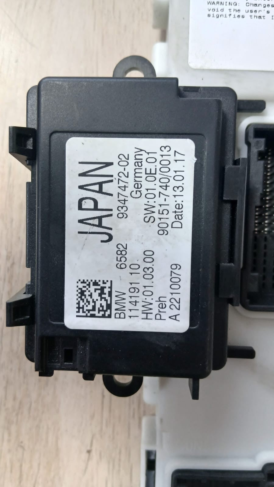 BMW 3 Series F30 F35 F31 2012-2018 Body Control Module 6843898 LIQ23756
