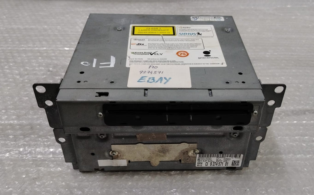 OEM BMW F02 F01 F10 F12 F13 RADIO NAVIGATION CD PLAYER HEADUNIT OEM 9274571