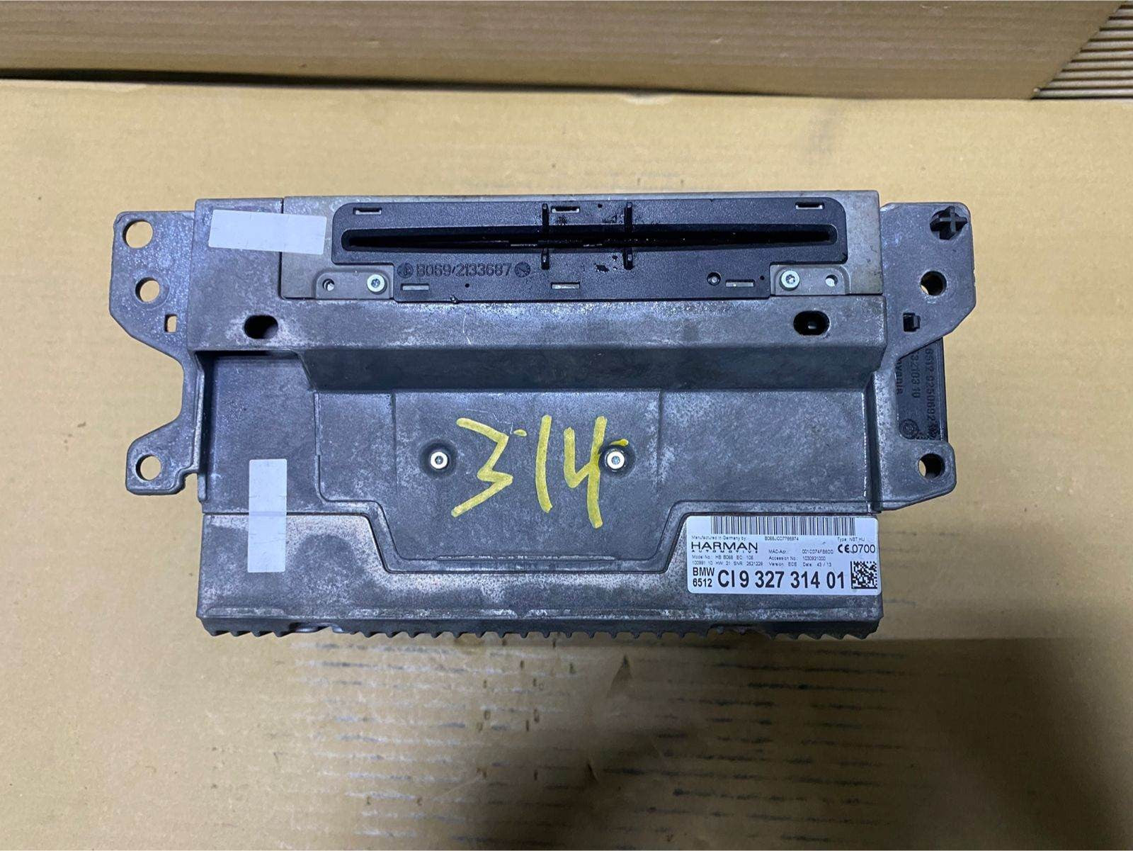 2010-2017 5 Series F10 F11 F30 X3 X4 Head Unit 9327314 Radio Navigat NBT HU