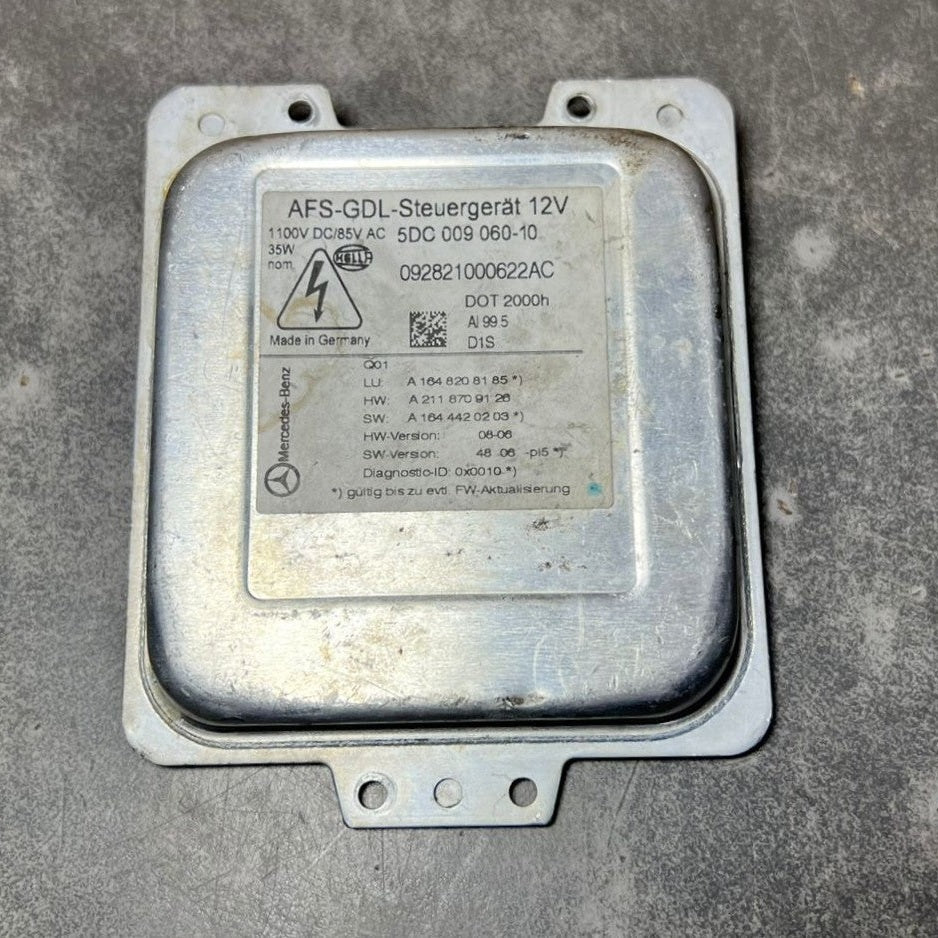 Mercedes W164 ML GL Xenon Light Headlight Control Module Unit A164 8208185 OEM
