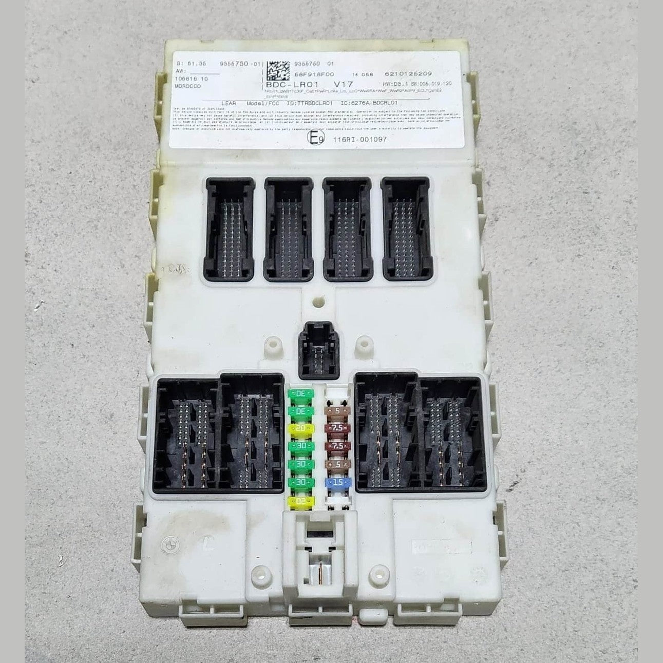 2014-2018 BMW X5 Body Control Module 9355750 X5 F15 X5M OEM