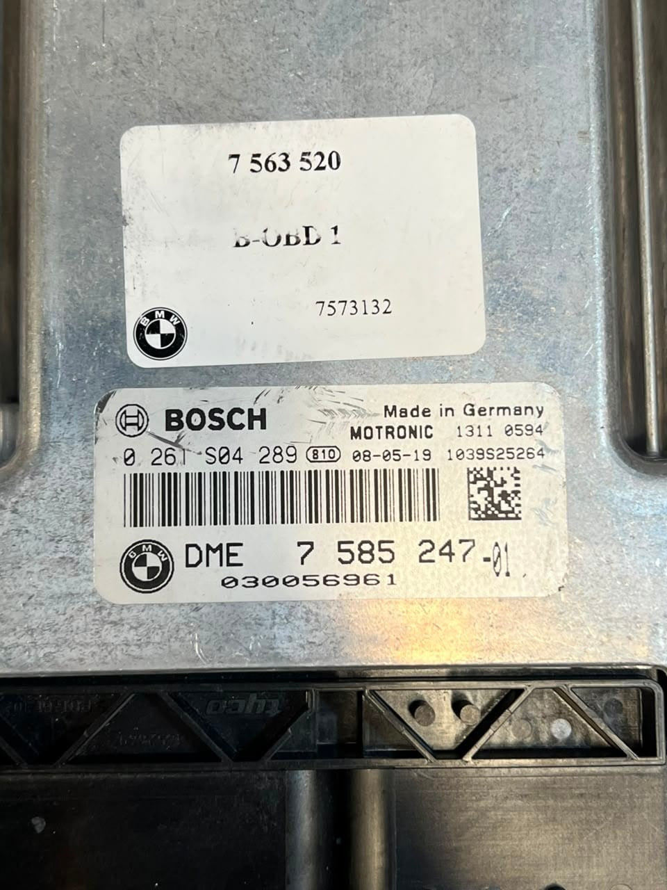 BMW 1 Series E81 E87 3' E90 E91 Engine Control Unit ECU ONLY 7585247 OEM