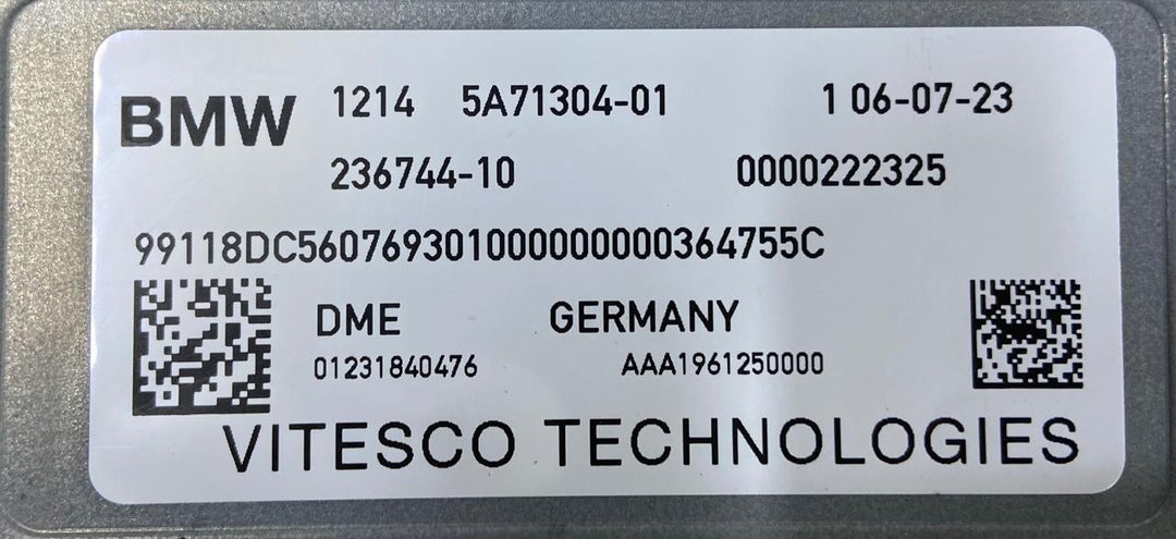 OEM BMW G60 G70 G05 G06 G07 Control Unit Engine Electronics DME ECU ONLY 5A71304