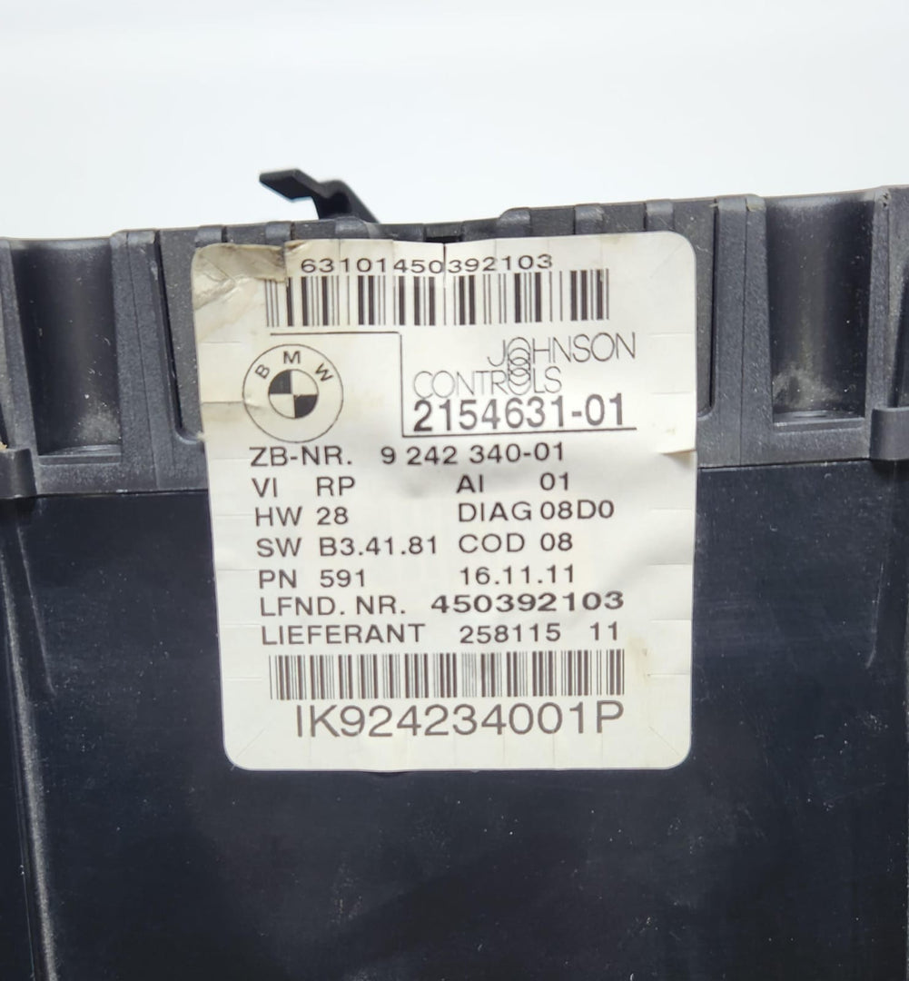 2011-2012 BMW X1 Instrument Cluster 9242340 X1 E84 OEM