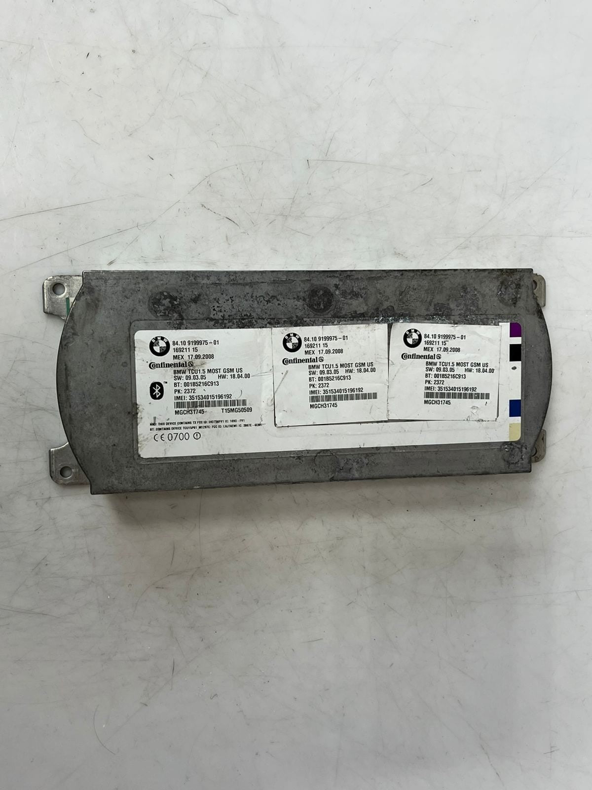 2007-2013 BMW 328i E90 M3, Z4 GSM Telematic Control Unit 9199975 OEM