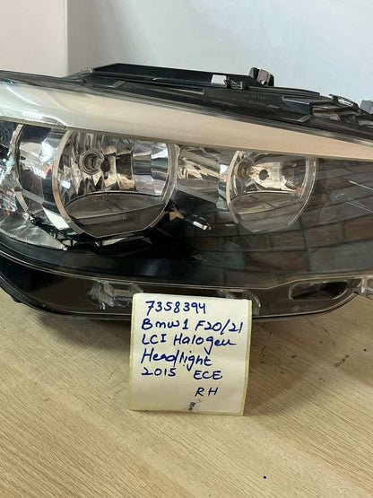 Headlight right for BMW 1 Series F20 1.5 116d B37D15A B37 B37D15U0 7358394