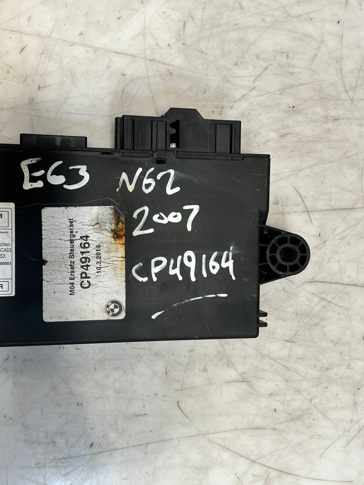 2007 BMW E63 N62 650I 128i Cas3 C4 Control Access System Module 9226238 OEM