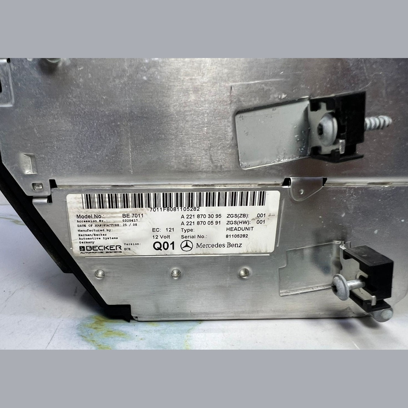 07–2013 Mercedes W221 S-Class Radio Audio Head Unit CD Player A221 8703095 OEM