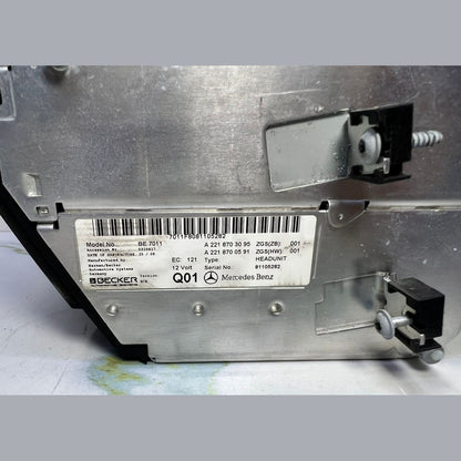 07–2013 Mercedes W221 S-Class Radio Audio Head Unit CD Player A221 8703095 OEM
