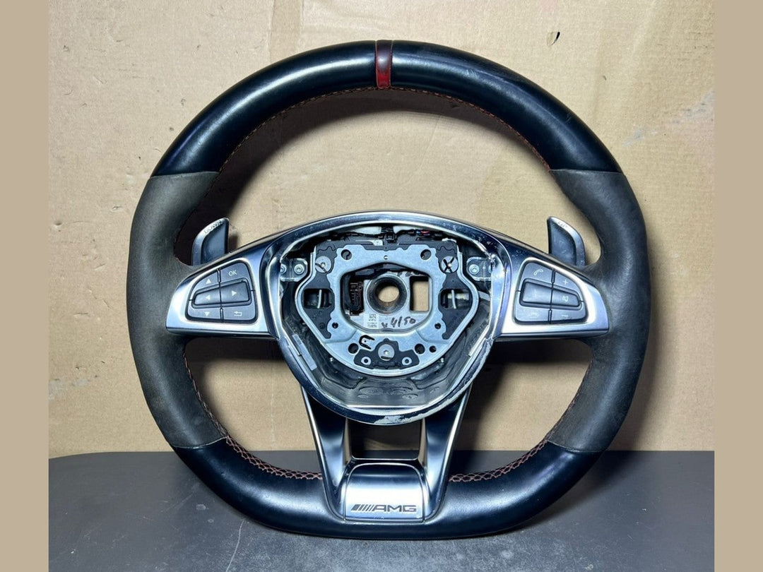 Mercedes W166 AMG Steering Wheel Multi Function Sport Assembly &Paddle Shifts